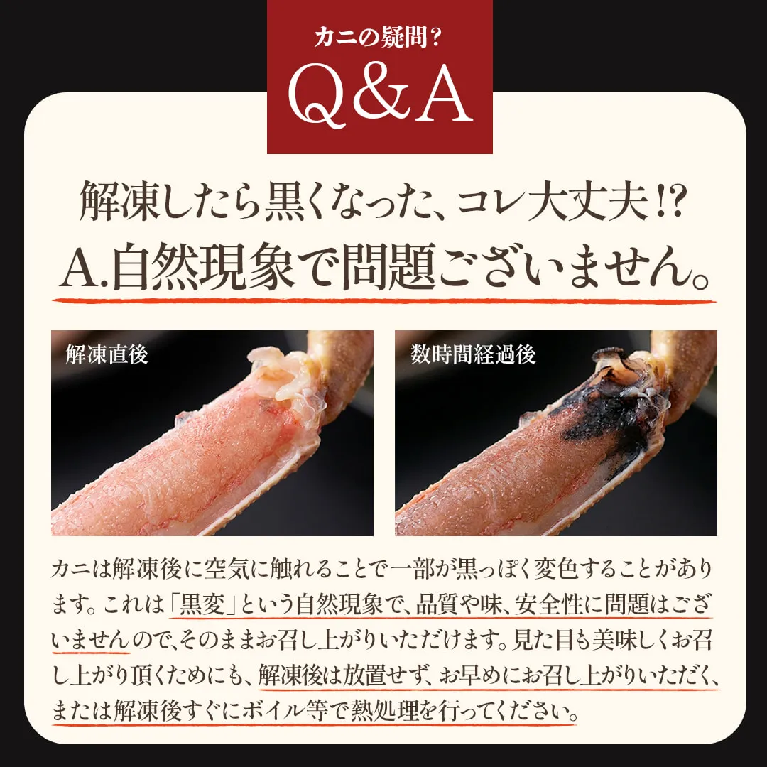 生本ズワイガニ 2kg（しゃぶしゃぶ用・お刺身OK）|北海道からお取り寄せ かにの達人